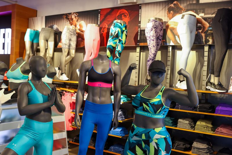 FILE PHOTO: Under Armour clothing is seen for sale in