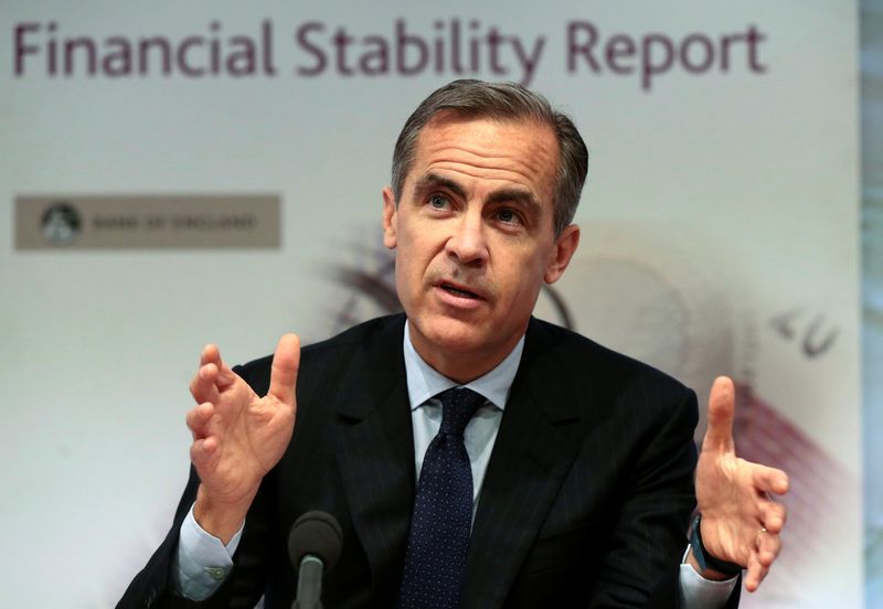 FILE PHOTO: Bank of England governor Carney speaks during a