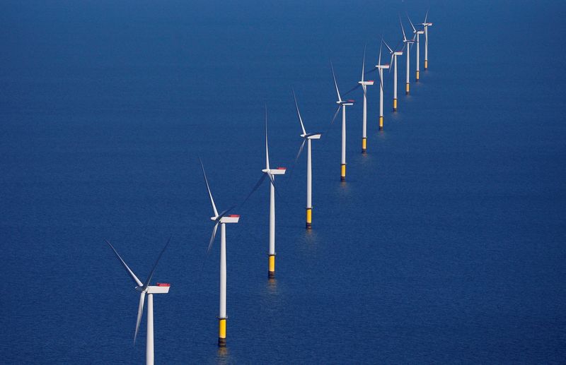 FILE PHOTO: General view of the Walney Extension offshore wind