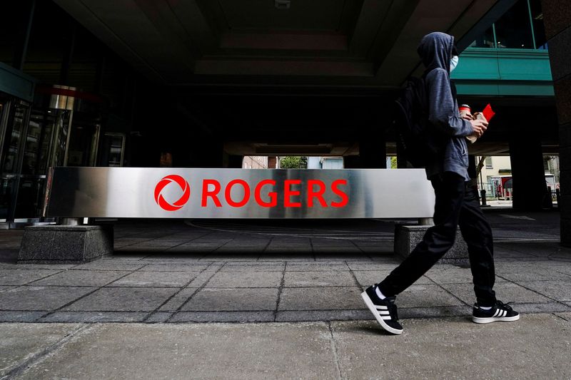 FILE PHOTO: Rogers Communications’ building in Toronto