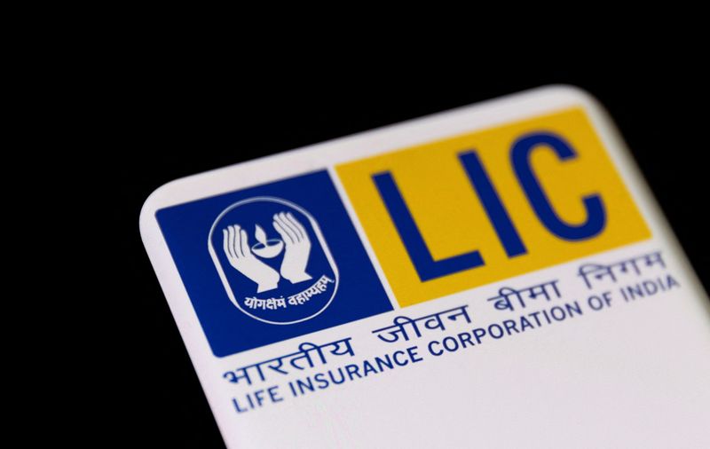 FILE PHOTO: Illustration shows Life Insurance Corporation of India (LIC)