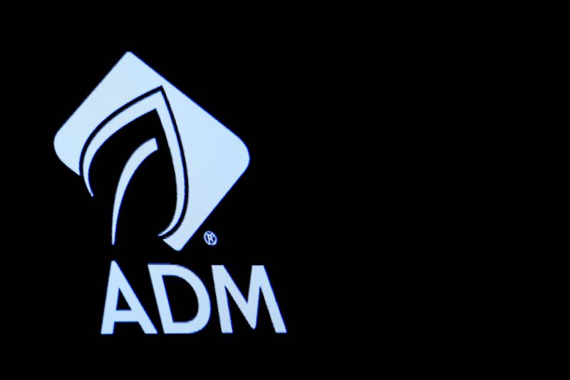 FILE PHOTO: The Archer Daniels Midland Co. (ADM) logo is