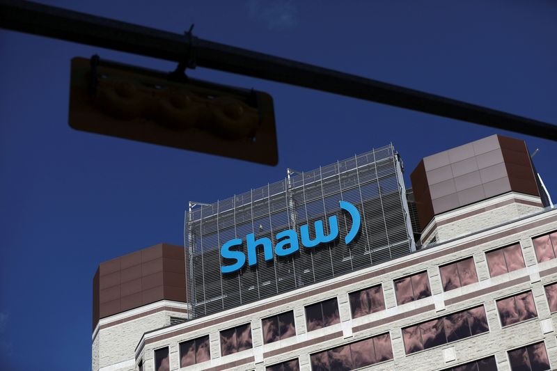 FILE PHOTO: The Shaw Communications logo is seen at the