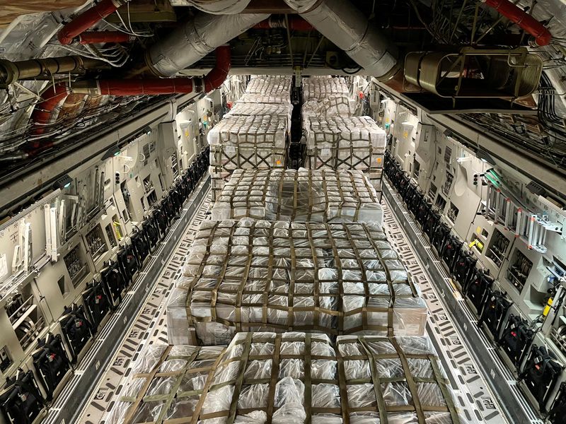 Ramstein Airmen prepare critical infant formula shipments for U.S.