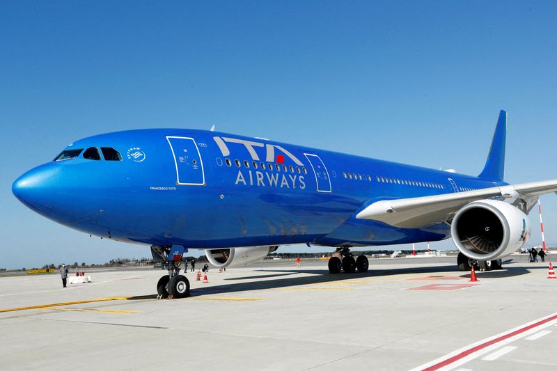 FILE PHOTO: ITA Airways presents new fleet of aircraft at
