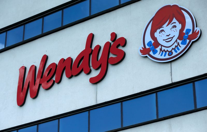 Logo of Wendy’s is on display in Tbilisi
