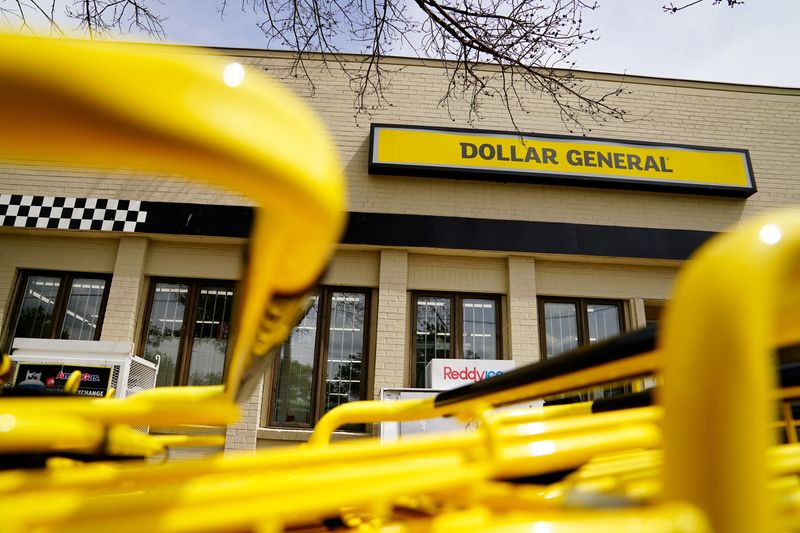 FILE PHOTO: A view of a Dollar General store in