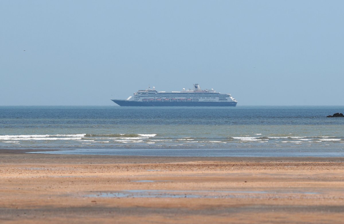 FILE PHOTO: Cruise ship MS Zaandam is pictured as coronavirus