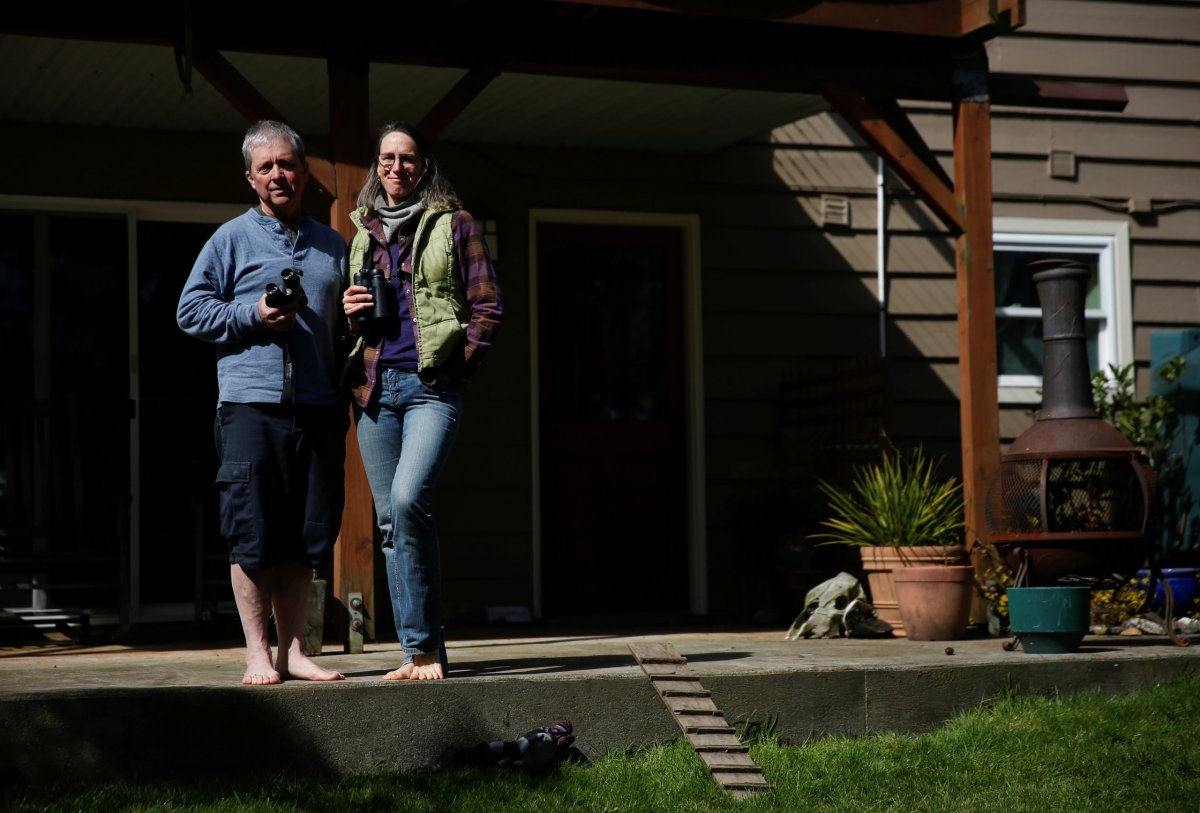 Burrell and husband Seifert, whose home-based business has been shuttered,