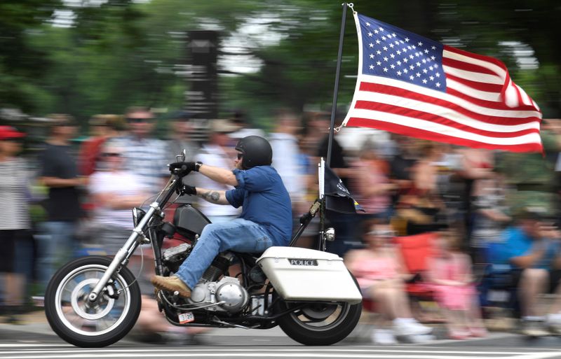 FILE PHOTO: Bikers ride in 32nd Annual Rolling Thunder in