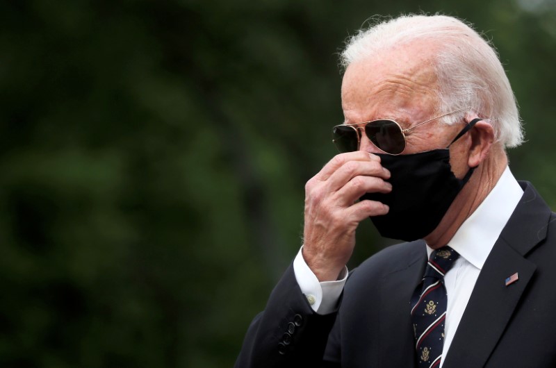 FILE PHOTO: Joe Biden visits New Castle, Delaware, during Memorial