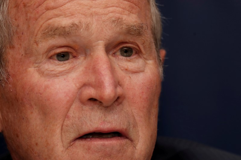 FILE PHOTO: Former U.S. President George W. Bush speaks during