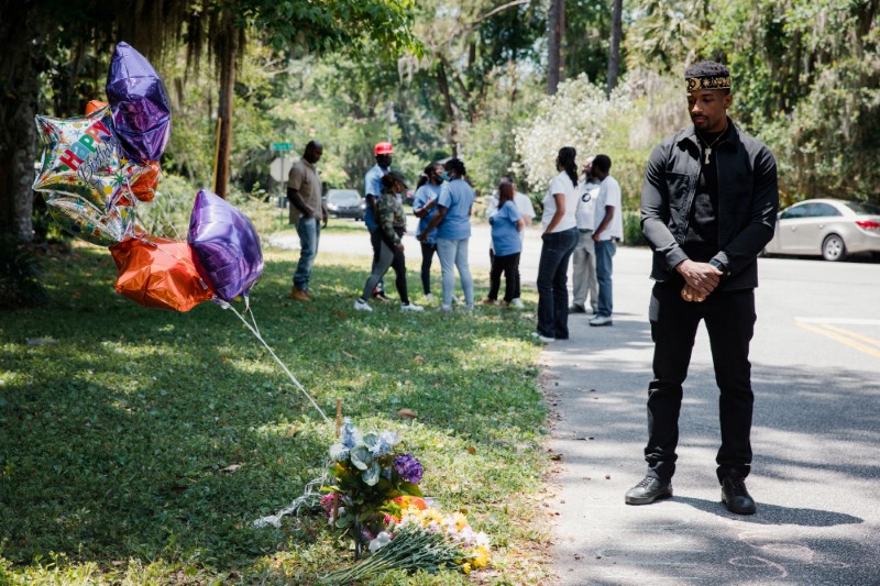 FILE PHOTO: Supporters of the Georgia NAACP protest shooting death