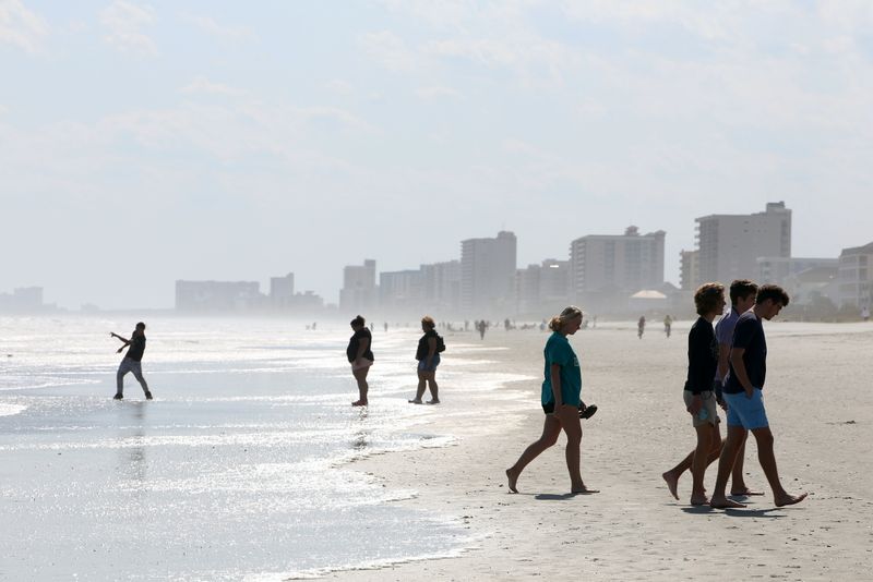 Beaches reopen in South Carolina