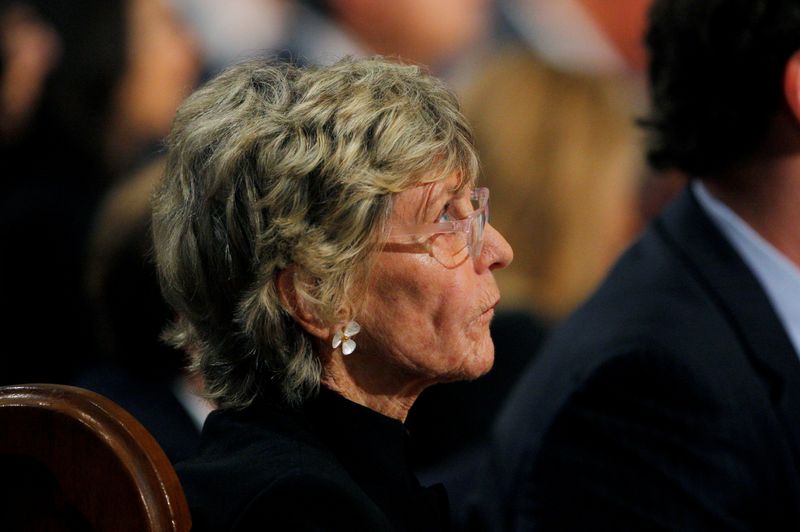 FILE PHOTO: Jean Kennedy Smith attends funeral services for her