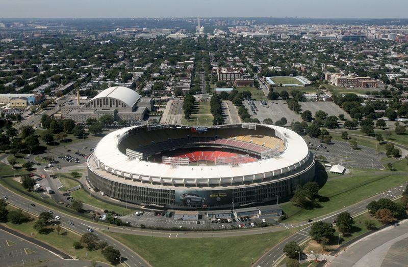 FILE PHOTO: Aerial view of RFK stadium