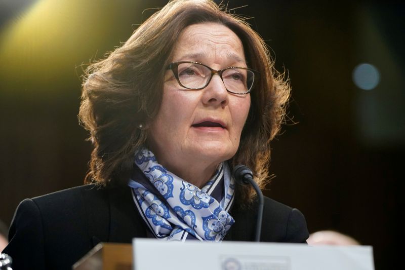 FILE PHOTO: CIA Director Gina Haspel testifies to the Senate