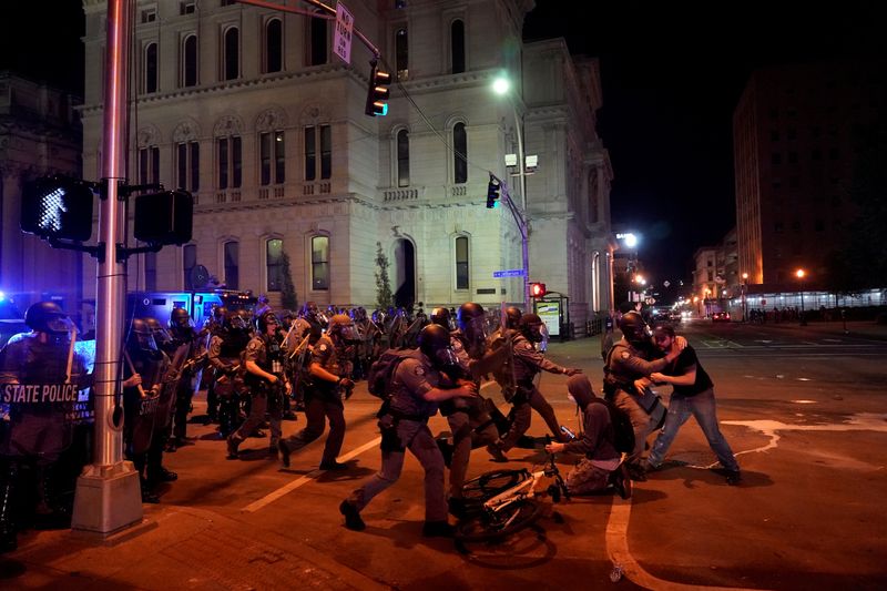 FILE PHOTO: Protests in Louisville following the death of Breonna