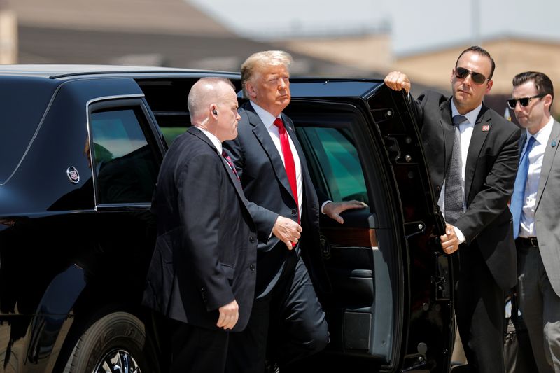 U.S. President Trump departs Washington for travel to Wisconsin from