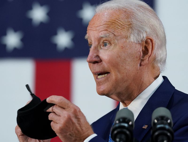 Democratic U.S. presidential candidate Biden holds campaign event in Wilmington,