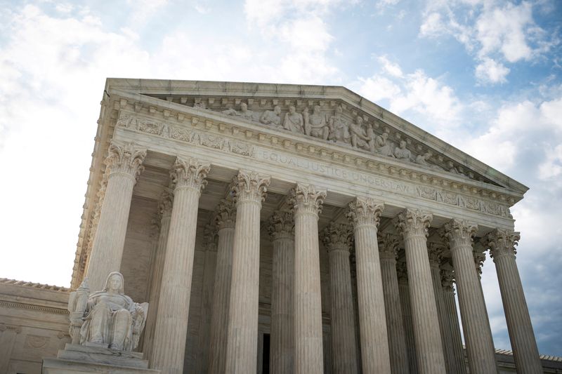 FILE PHOTO: General view of U.S. Supreme Court in Washington