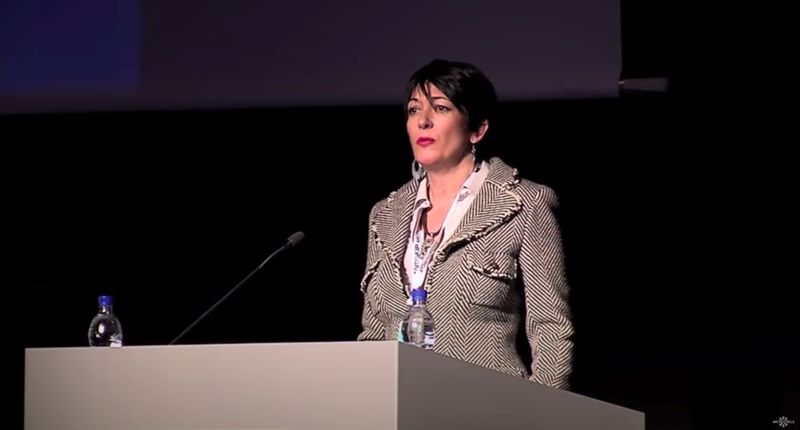 FILE PHOTO: Ghislaine Maxwell speaks at the Arctic Circle Forum
