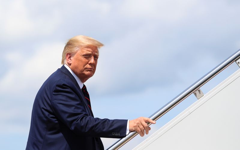 U.S. President Trump departs Washington for campaign travel to Pennsylvania