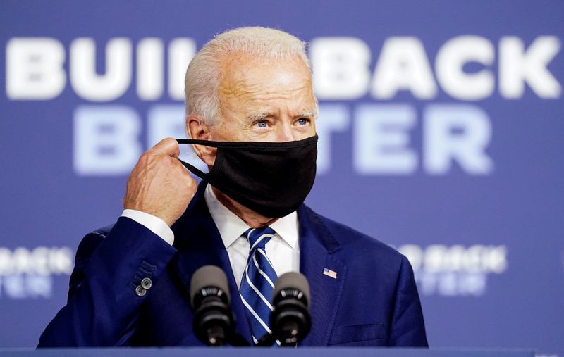 FILE PHOTO: Democratic U.S. presidential candidate Biden unveils coronavirus recovery
