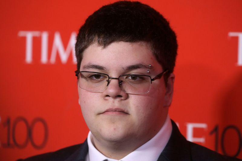 FILE PHOTO: Activist Gavin Grimm arrives for the Time 100