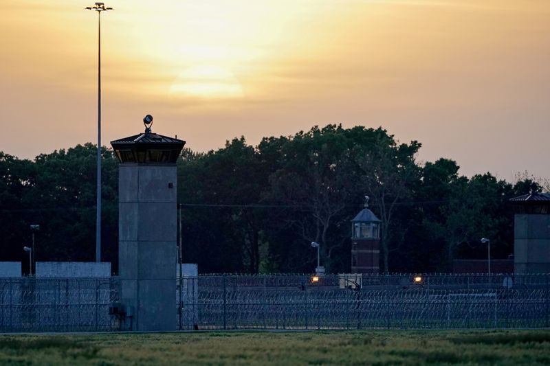 FILE PHOTO: The sun sets on the Federal Corrections Complex
