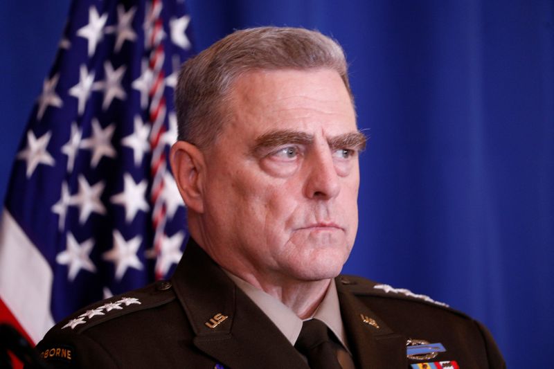 U.S. Army General Mark Milley is seen as U.S. Defense
