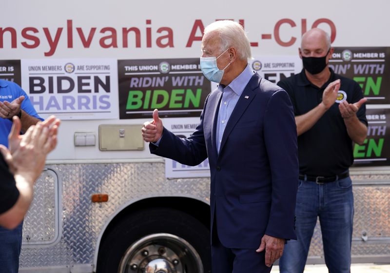 Joe Biden campaigns in Pennsylvania