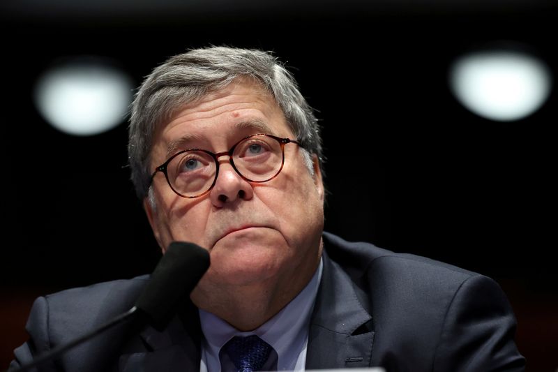 FILE PHOTO: Attorney General Barr Testifies Before House Judiciary Committee,