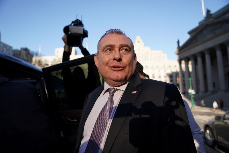 Ukrainian-American businessman Lev Parnas leaves the Manhattan Federal Court in