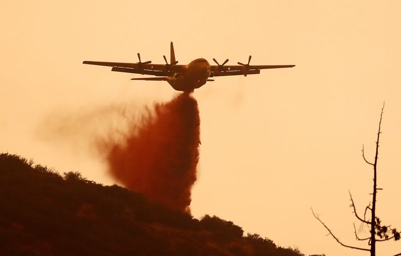 Bobcat Fire burns near Juniper Hills, California, U.S.