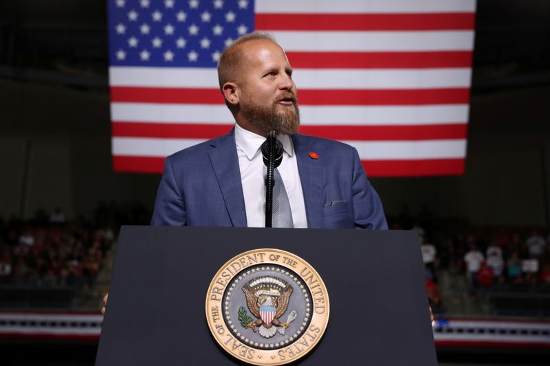 FILE PHOTO: Trump 2020 campaign manager Parscale addresses the crowd
