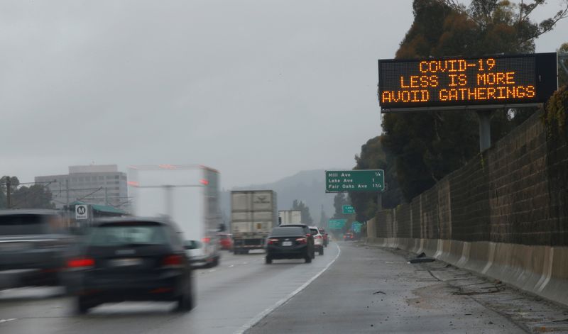 FILE PHOTO: A highway sign usually used for traffic reports