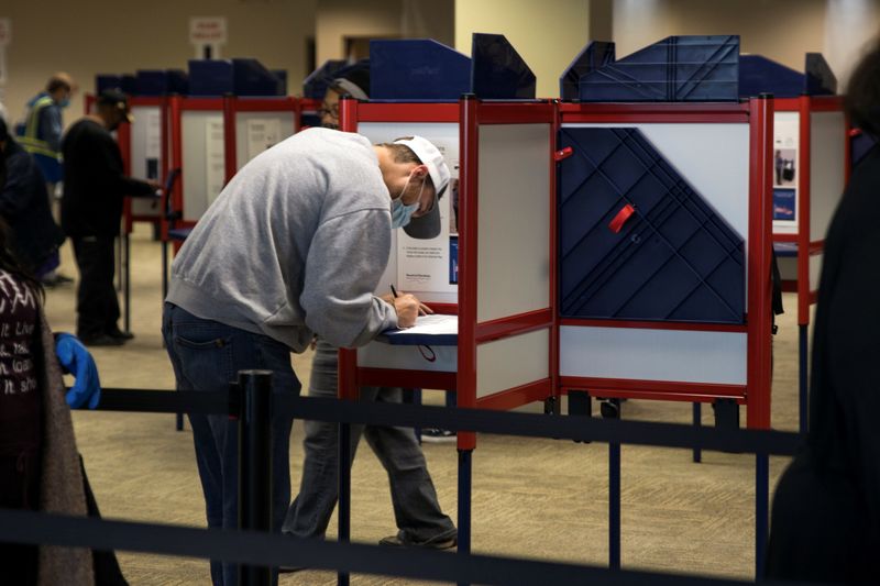 FILE PHOTO: Early voting begins in Ohio