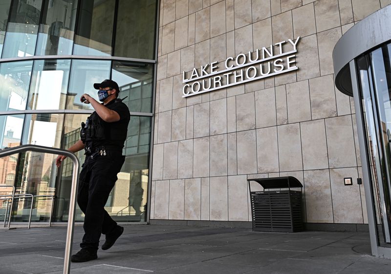 FILE PHOTO: A view outside the Lake County Courthouse is