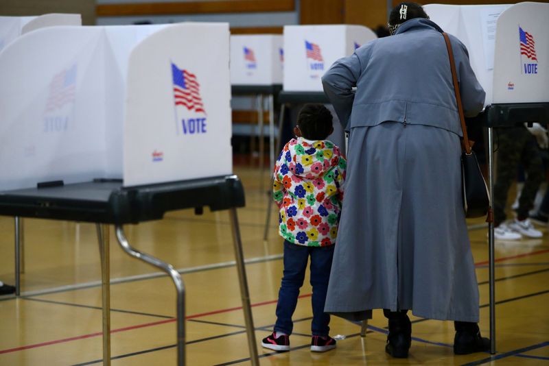 FILE PHOTO: Early voting in Maryland