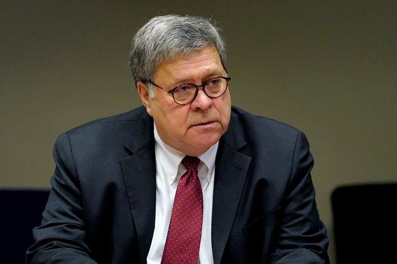 U.S. Attorney General William Barr meets with members of the