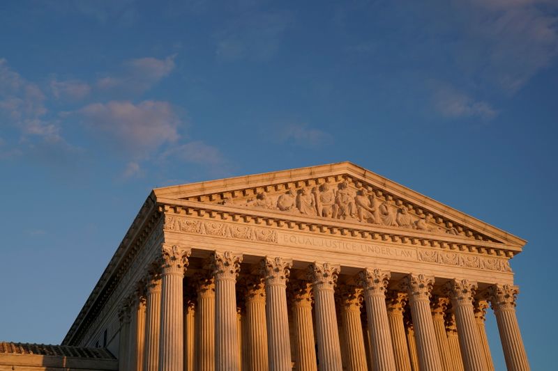 A general view of the U.S. Supreme Court building at