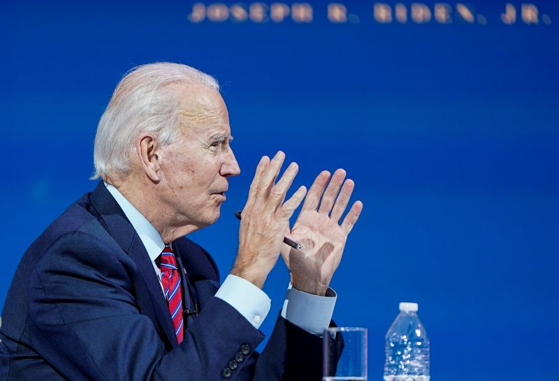 U.S. President-elect Joe Biden holds videoconference meeting with U.S Conference