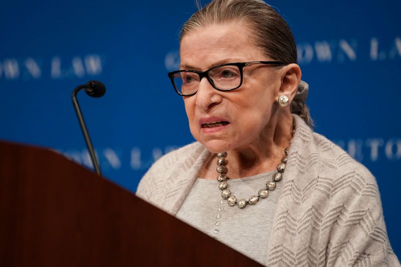 FILE PHOTO: Justice Ginsburg Speaks at Georgetown University Law Center