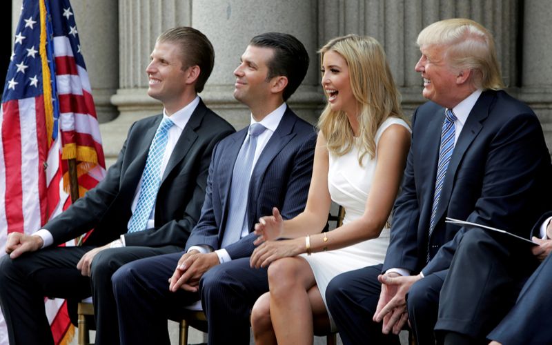 FILE PHOTO: Trump family attends ground breaking of new hotel