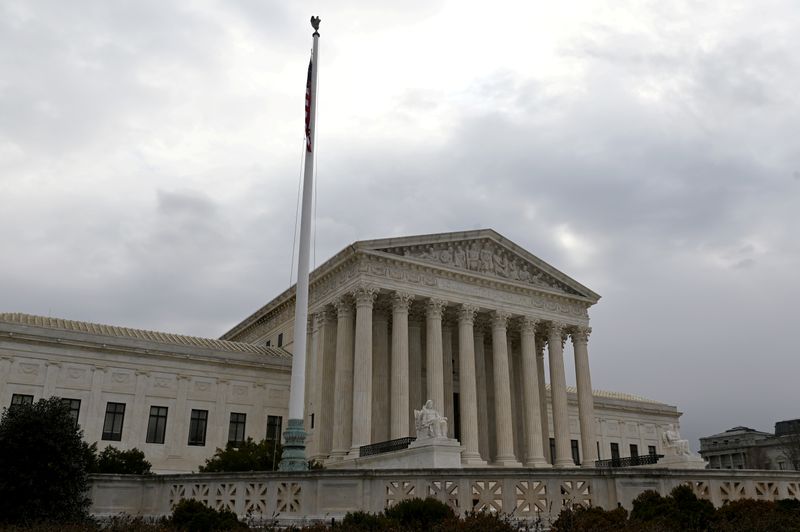 FILE PHOTO: The building of the U.S. Supreme Court is