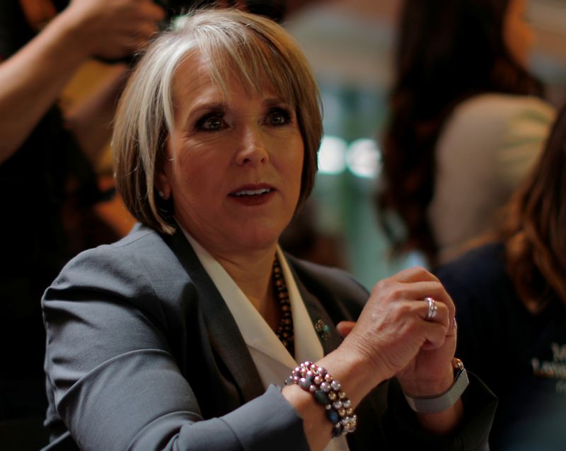 Democratic candidate for governor Michelle Lujan Grisham sits down for