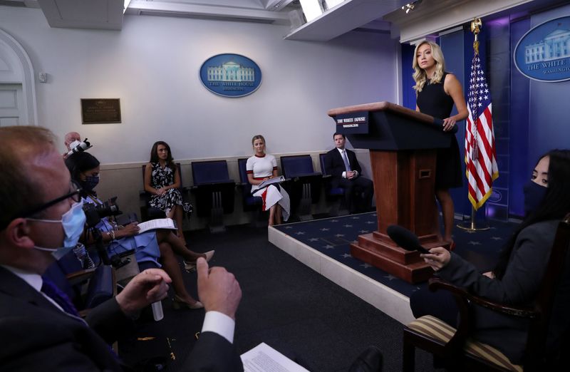 White House Press Secretary McEnany holds the daily press briefing