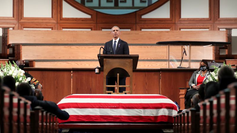 Funeral at Ebeneezer Baptist Church of U.S. Congressman John Lewis