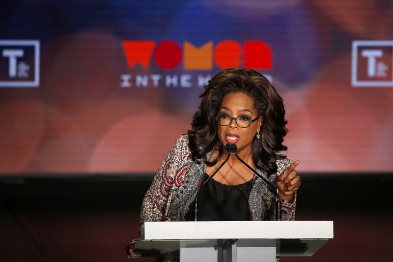 Oprah Winfrey takes part in the Women In The World